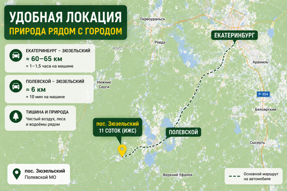 п. Зюзельский, ул. Пролетарская, 12 (городской округ Полевской) - фото земельного участка (7)