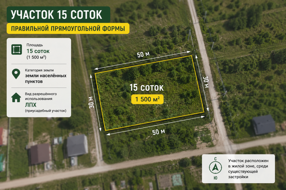 с. Кочневское, ул. Первомайская (городской округ Белоярский) - фото земельного участка (3)
