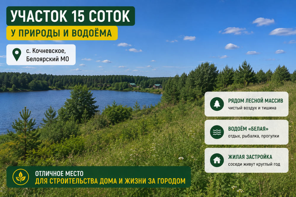 с. Кочневское, ул. Первомайская (городской округ Белоярский) - фото земельного участка (6)