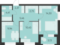 Продажа квартиры: Екатеринбург, ул. улица Краснолесья, 3.21, ЖК