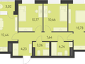 Продажа квартиры: Екатеринбург, ул. улица Краснолесья, 3.3, ЖК 