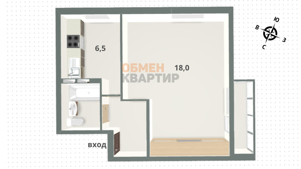 Екатеринбург, ул. Белореченская, 13 к.2 (Юго-Западный) - фото квартиры (14)